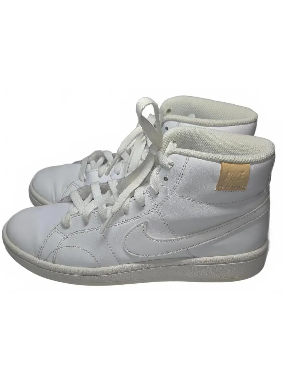 Nike White High-Top Court Royale 2 Mid Top Size US 7 Sneakers CT1725-100